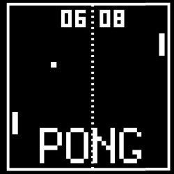 Pong video game