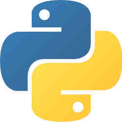 The Python logo.