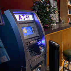 The cryptocurrency ATM at Reiter's Books in Washington, D.C.