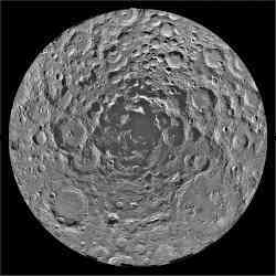 The Moon's south pole hosts regions in constant shadow. 