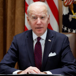 U.S. President Joe Biden speaking in the Cabinet Room in the White House