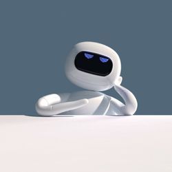 Illustration shows a robot impatiently waiting.