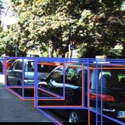 How MonoCon places objects it perceives in a "bounding box." 