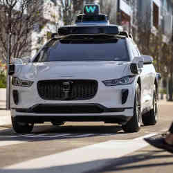 Waymos autonomous Jaguar I-PACE electric SUV.