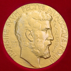 front of the Fields Medal