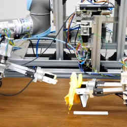 The banana-peeling robot. 