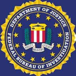 Seal of the U.S. Federal Bureau of Investigation.