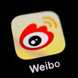 The Weibo logo.