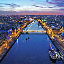 A view of Dublin. 