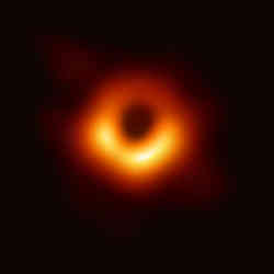 The black hole at the center of the Milky Way galaxy.