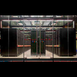 The MareNostrum supercomputer in the deconsecrated Torre Girona chapel at the Barcelona Supercomputing Center.