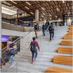 students in the Gates Center at UW's Allen School