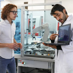 young scientists in a research lab