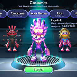 A character-selection screen from the game EndeavorRx