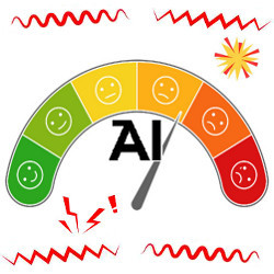 AI pain scale, illustration