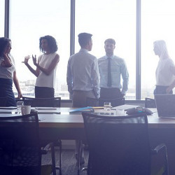 gender-diverse team in discussions