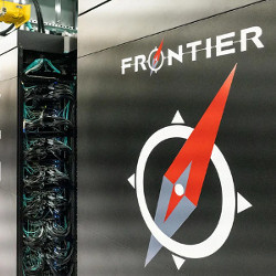 Frontier supercomputer at Oak Ridge National Laboratory