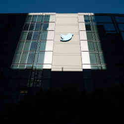 The Twitter logo.