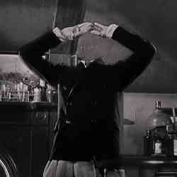 An image from the 1933 film "The Invisible Man."