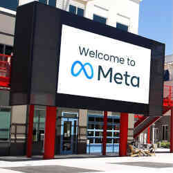 Meta headquarters in Menlo Park, CA.