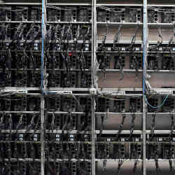 Connections in a datacenter. 