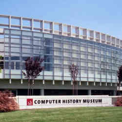 Exterior of the Computer History Museum in Mountain View, CA.