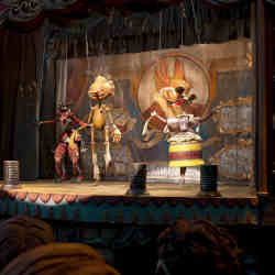 A scene in Guillermo del Toros Pinocchio.