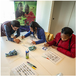 students participating in a Data4All workshop