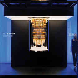 IBM's Quantum System One, the first circuit-based commercial quantum computer.