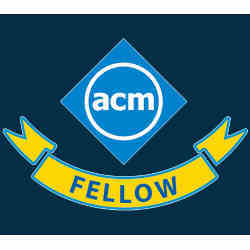 An ACM Fellows member badge.