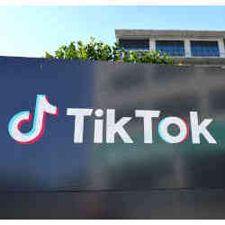 The TikTok logo.