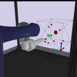 Simulation of medical needle.