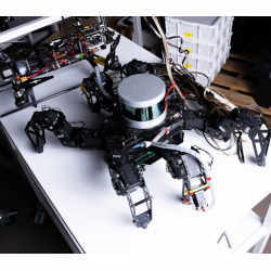 The robot can understand the vision it captures from a camera.