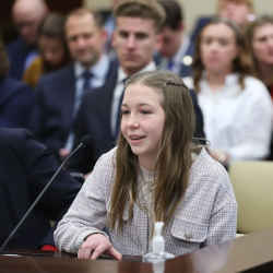 In January, Lucy Loewen, 13, testified in a hearing in Salt Lake City about social media use among youths.