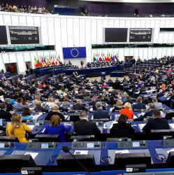 The European Parliament in session.