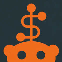 A dollar sign added to the Reddit logo.