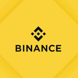 The Binance logo.