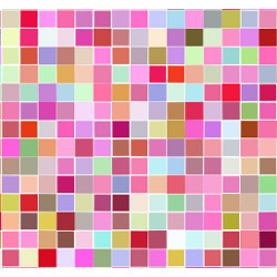 grid of colorful blocks, illustration