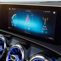 The MBUX infotainment system. 