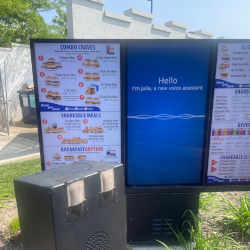 White Castle's Julia chatbot 'mans' the drive-through.