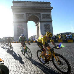 The Tour de France bicycle race.