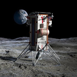 Lonestar data center on the Moon, illustration
