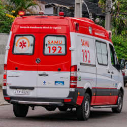 New software may help this ambulance in Niteri, Brazil, find the fastest route to its destination.