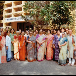 members stand in front of the IWSA facility in Navi Mumbai