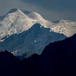 snow-covered mountain