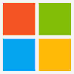 A Microsoft logo.