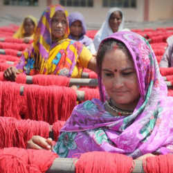 Thousands of people are working in the carpet industry in Jammu and Kashmir.