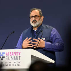 Chandrasekhar said India had woken up earlier to the danger posed by deepfakes because of the size of its online population. 